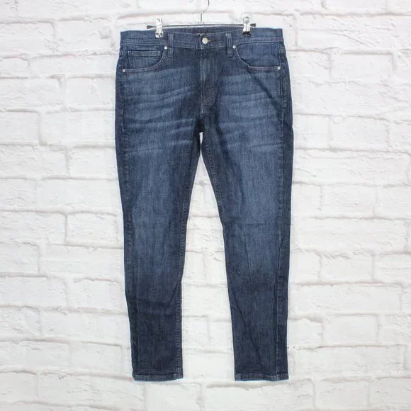 Michael Kors Blue Denim Slim Fit Medium Wash Parker Jeans Size 33 - Picture 1 of 10